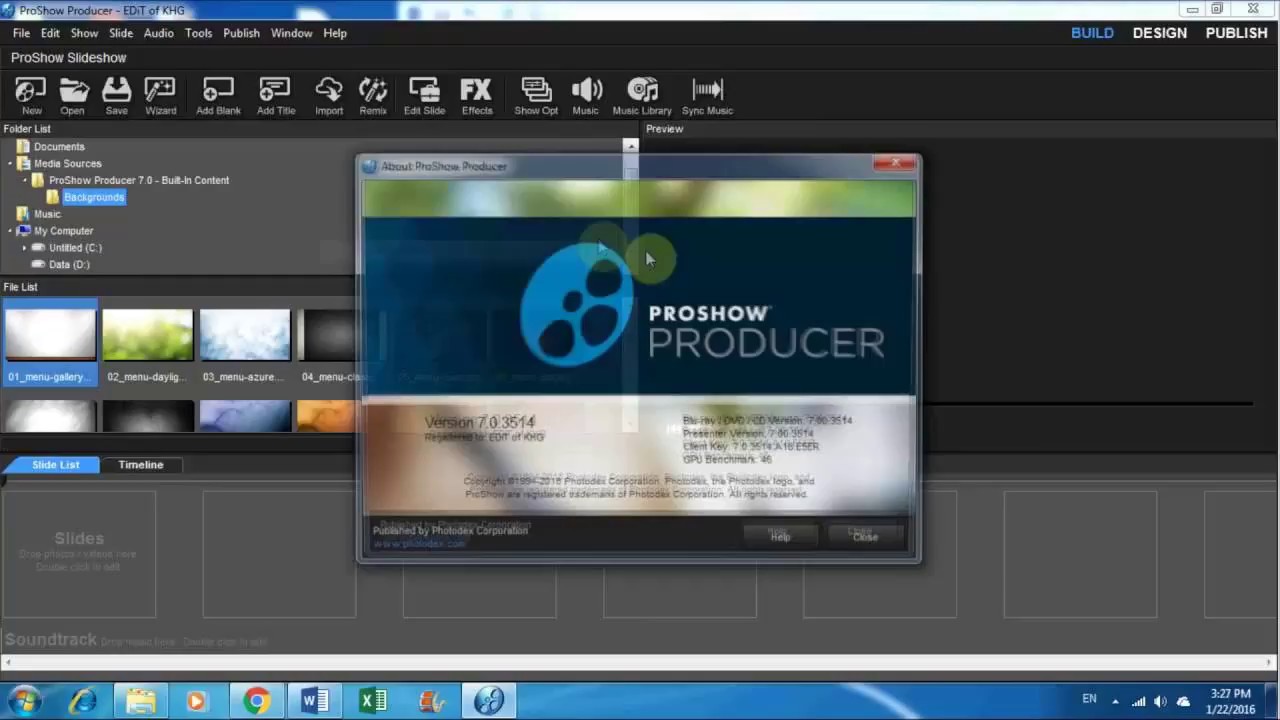 proshow producer 7 serial key